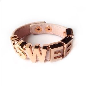 BCBGENERATION BRACELET CUFF ROSE GOLD TONED